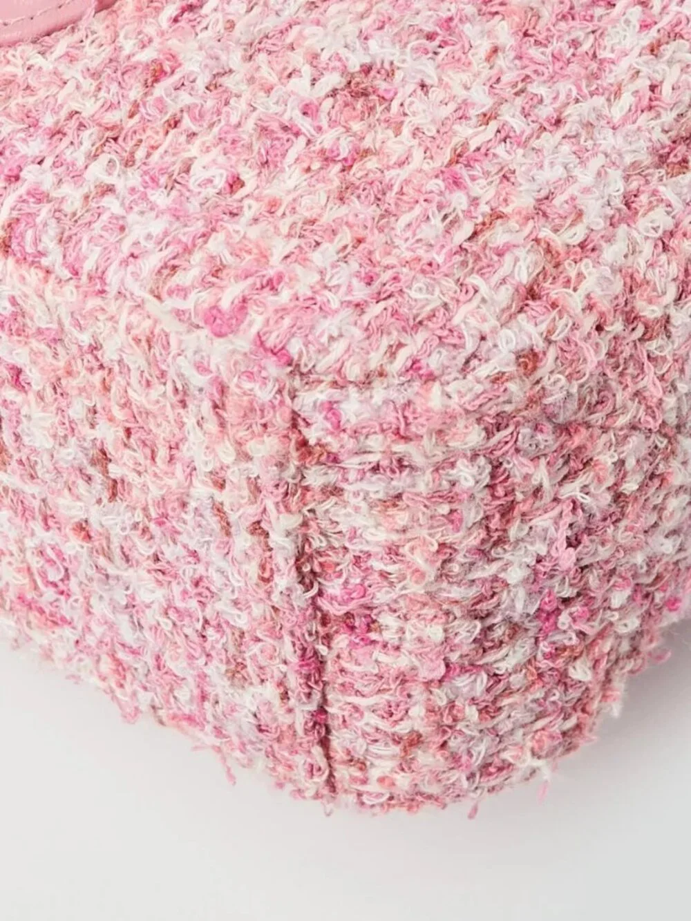 Chanel Pink/White Tweed Mini Backpack Bag - Picture 5 of 12
